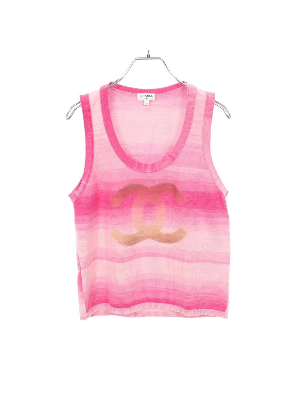Chanel Coco Mark Knit Tank Top #36 #339368C10B